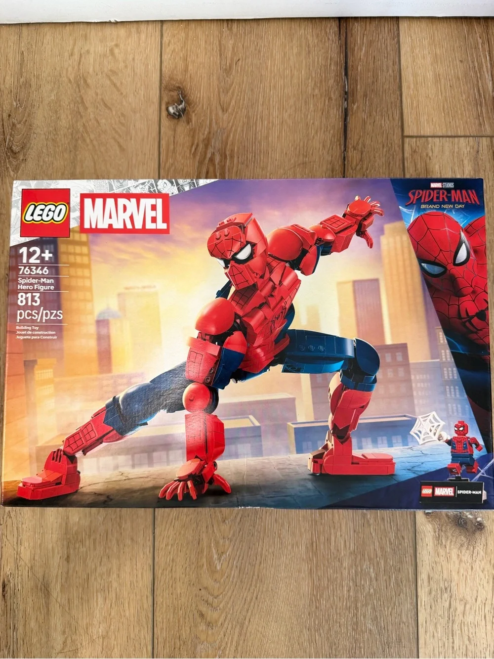 Lego Marvel Spider-Man Buildable Hero Figure in Red and Blue
